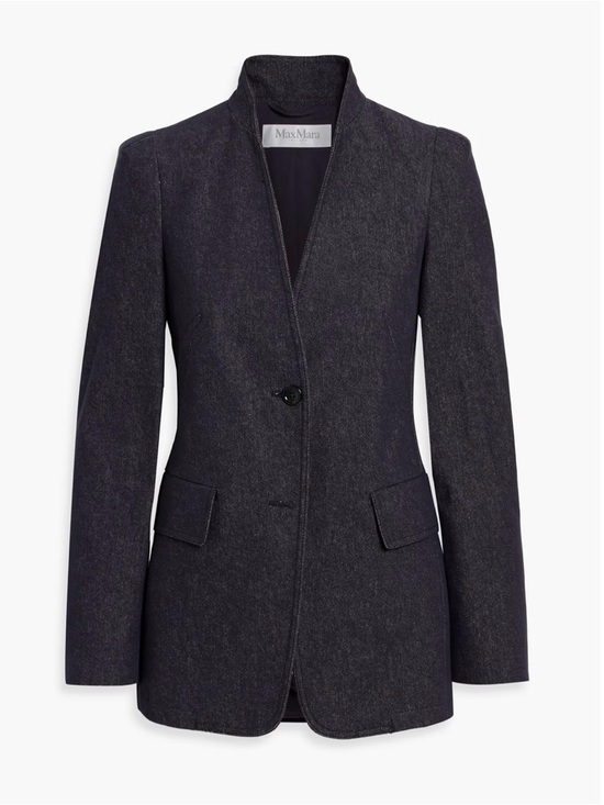 MaxMara Jackets & Blazers - MaxMara Women's Dark Denim Blazer